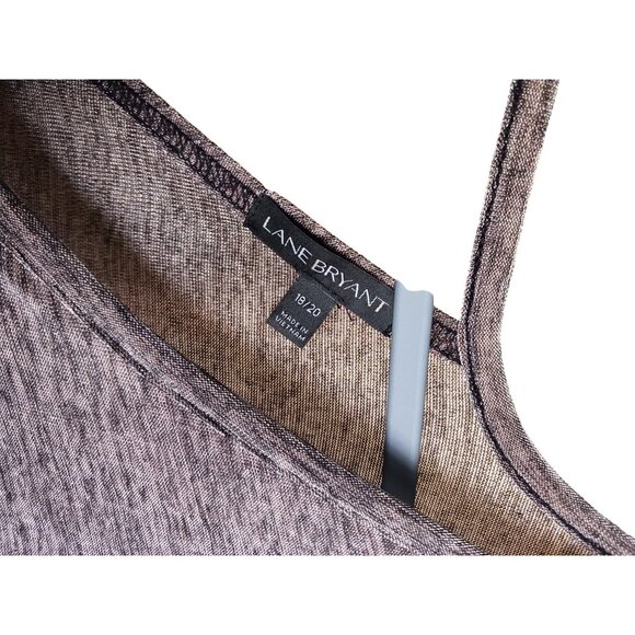 Womens Lightweight Casual Work Double V Heathered Dolman Sleeve Size 18/20 Top - Picture 5 of 5